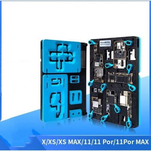 Qianli 6 in 1 Middle Frame Reballing Platform for iphone X XS MAX 11 11Pro ProMax Desoldering Holder Motherboard Repair Fixture