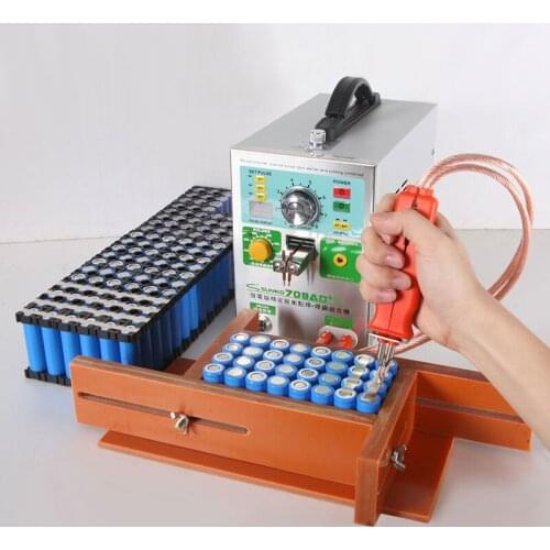 SUNKKO 709AD+ 4 in 1 Welding Machine Portable Battery Spot Welder for 18650 Battery Pack