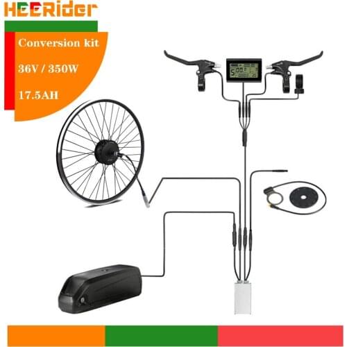 Waterproof Connector Plug BAFANG 350W 36V Ebike Conversion Kit SWX02 Rear Motor 8fun Super Bottle Battery RM G020.350 D / DC