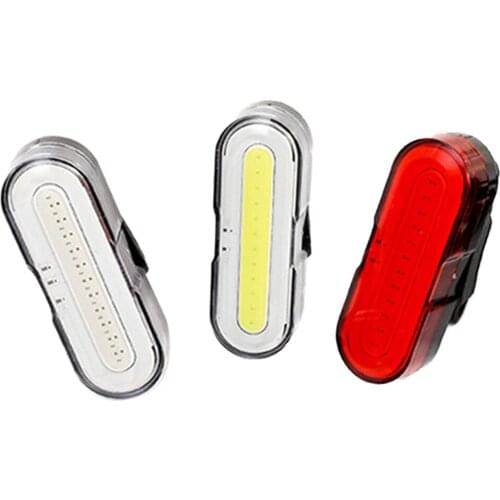 FEEDOPAL 1PCS Multi-Color USB Charging Safety Warning Tail Light Mountain Night Riding Flash For Motorcycles And Bicycles