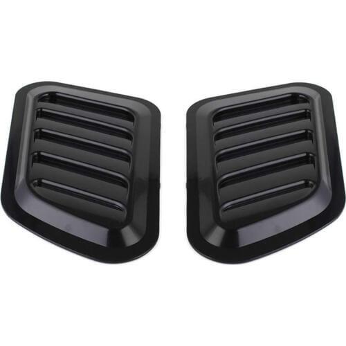 2 x ABS Car Universal Decorative Intake Scoop Turbo Bonnet Vent Cover Hood Auto