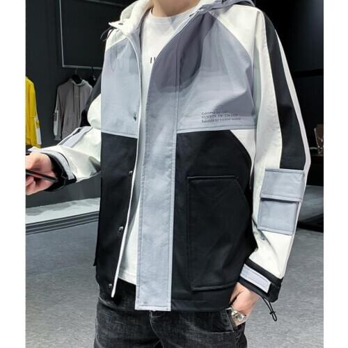 2020 Men Jacket Male Mens Winter Casual Jacket Warm Cotton Jacket Slim Parkas Coat