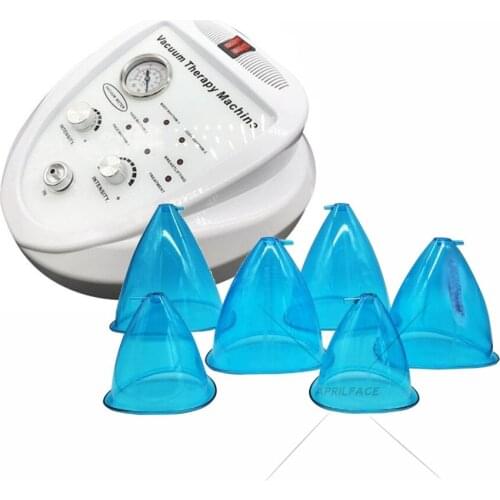 2021 Blue cups breast enlargement breast enlargement pump machine cellulite slimming breast vacuum therapy machine for butt
