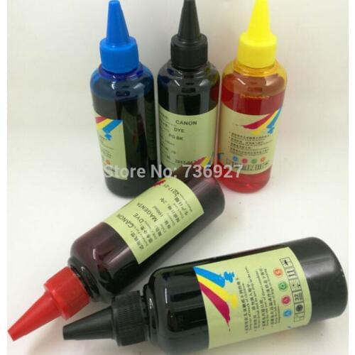 5X 100ml PGI-550 CLI-551 PGI550 CLI551 Refill Dye ink for Canon PIXMA MG5450 MG5550 MG6450 Ip7250 MX925 MX725 IX6850 printer