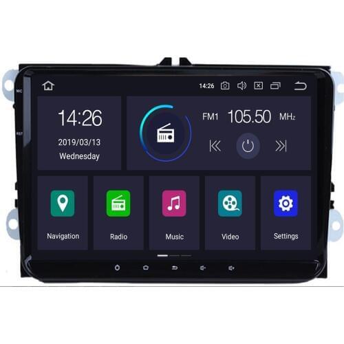 9" Android 10 4+64 Car DVD GPS Navigation for VW Volkswagen SKODA GOLF 5 Golf 6 POLO PASSAT B5 B6 JETTA TIGUAN dvd player BTRDS