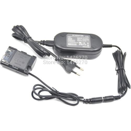 ACK-E6 AC Power Adapter supply+DR-E6 DC Coupler LP-E6 LPE6 dummy battery for Canon EOS 60D 6D 7D 5D Mark II III 5D2 5D3 camera