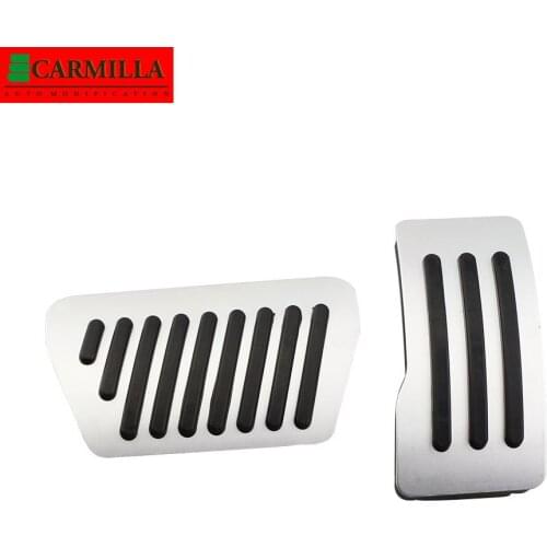 Carmilla AT Car Pedals for Mitsubishi Lancer EX 2000 - 2021 Gas Brake Pedal Protection Cover Accessories Stainless Steel