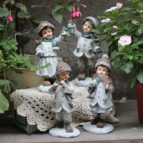Balcony Arrangement Tuin Decoratie Garden Outdoor Gardens Decoration Ogrod Sculpture Miniatuur Bloempot Tuinkabouter Children