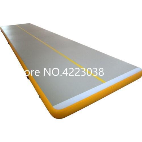 Free shipping door to door 4*1*0.1m Inflatable Air Tumble Track Olympics Gym Mat Yugo Inflatable Air Gym Air Track Home use
