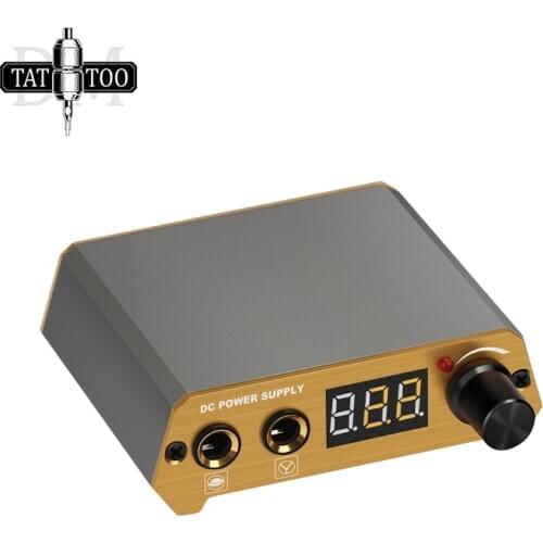 Mini LCD Tattoo Power Supply Professional Digital Dual Mode Permanent Makeup Tattoo Power for Rotart Coil Tattoo Machine