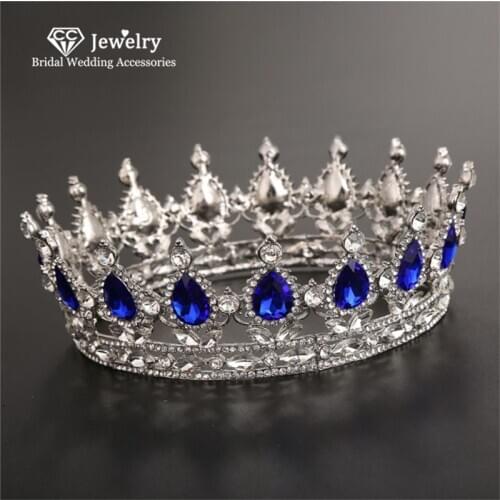CC Crown Women Tiara Headband Hairband Wedding Hair Accessories for Bridal Headpiece Party Hairwear High Quality CZ Stone YQ20
