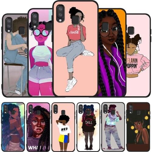 Mechanical dance girl black Phone Case For Samsung A10 M10 A20 A30 A40 A50 A30S M20 M30 M30S M40 A60 A01 A21 A31 A51 A20E