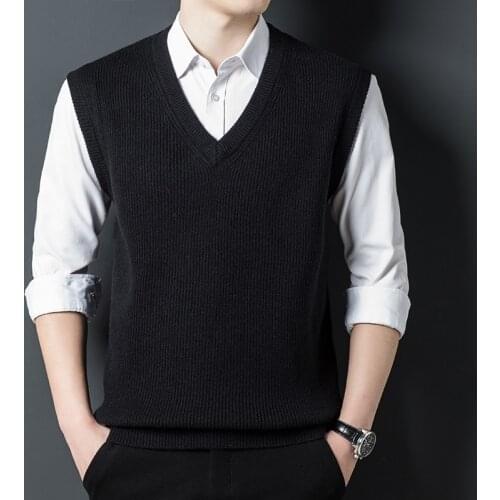 CHUNZUMURONG Mens Wool Sweaters