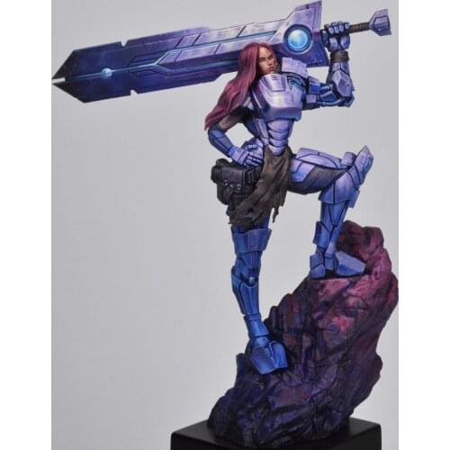 Resin Figure 1/24 ancient warrior stand with base Model Unassambled Unpainted Figure Building Kit