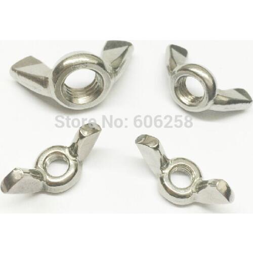 Stainless Steel Nuts / Claw Nut / Wing Nut M8 20pcs