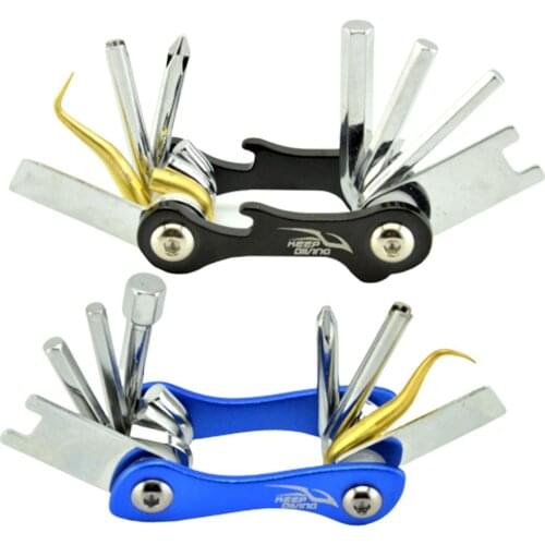 HobbyLane 8 in 1 Diving O-Ring Pick Wrench Screwdriver Multi Tools for Repairing Adjusting Scuba Dive BCD Equipment