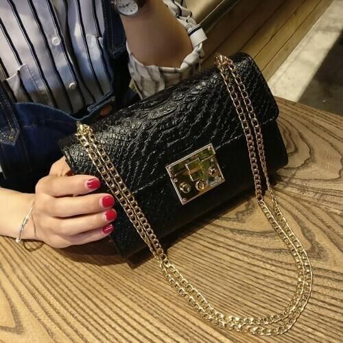 Alligator Small Flap Bag Bags Womens Handbags PU Leather Fashion Vintage Chain Women Shoulder Messenger Crossbody Bag