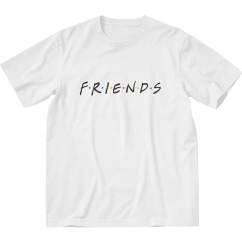 Male Friends TV Show Logo T-Shirt Harajuku Funny Quote 90s Anime Tshirt Short Sleeve Hip Hop T Shirt Homme Cotton Tee Gift