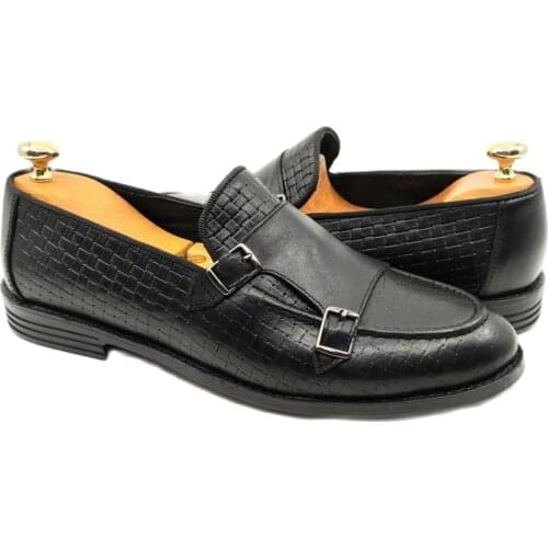 DeepSEA Male Genuine Leather Shoes Double Iron Buckles Injection Based Business Office Career Casual Wedding Groom Meeting 2104497