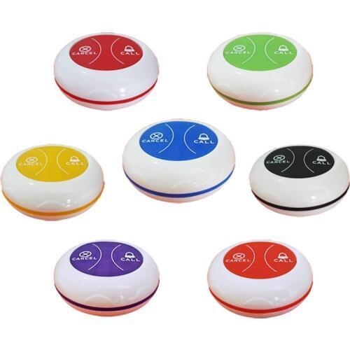 KOQI LIMITED 10PCS new type waterproof wireless call button waiter service push button restaurant table call bell cancel K-A2