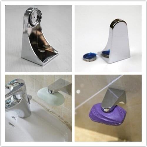 Soap Container Dispenser Wall Attachment Adhesion Soap Organization Shelves & Holders Home Bathroom Magnetic Soap Storage Holder