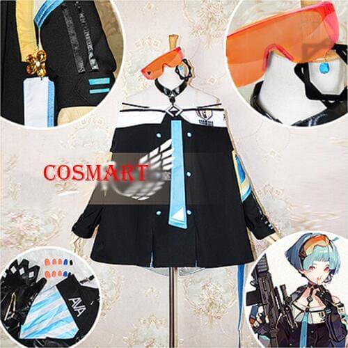 [Customize]+Wig Game Girls Frontline ZAS M21 Cosplay Costume Uniform For Halloween Carnival Outfit New