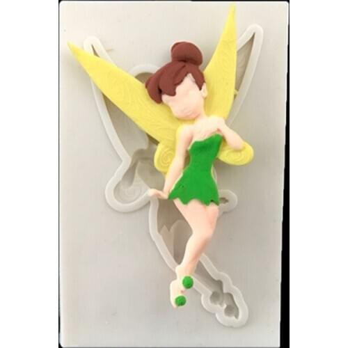 New Angel Girl Liquid Silicone Mold Turn Sugar Cake Mold D036