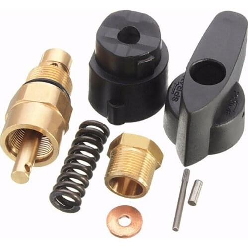 80x52mm Tungsten Steel Return Valve Airless Spraying Machine Return Valve Petrol Diesel Check Valve for Titan440 / 540 / 640