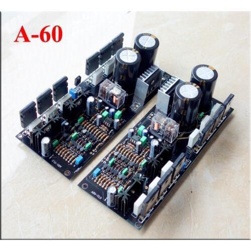 A60 refer Golden throat 300W 4R Mirror design Current feedback amplifier board can use 2SC5200 A1943 / ON/ sanken power tube