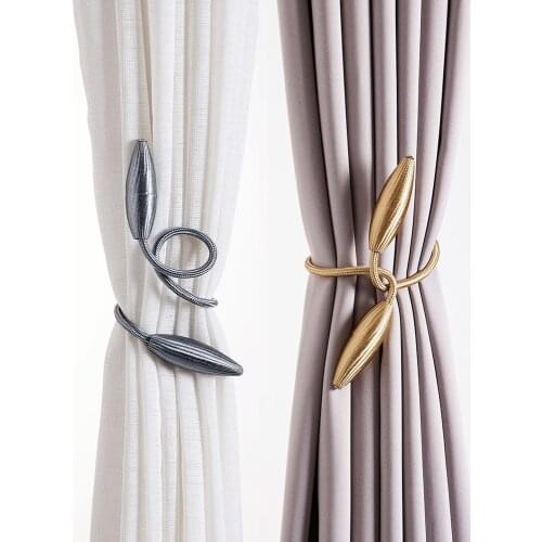 Curtain Buckle Any Shape Strong Curtain Lace Hand Made Plush Alloy Sling Curtain Lace Accessories 10 Kinds Of Color