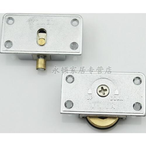 Cooper Wheel Single Pulley Furniture Sliding Door Roller Set Perfect for Wardrobe&Kitchen Door CP49