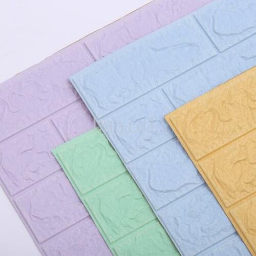 Self-adhesive Waterproof Wallpaper D Brick and Living Room Waterproof Wallpaper Diy Decorative Bedroom Mural