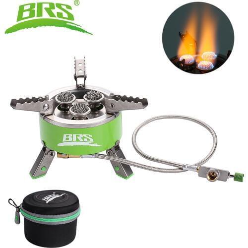 BRS 4200W Camping Stoves Folding Outdoor Gas Stove Portable Furnace Cooking Picnic Stoves Cooker