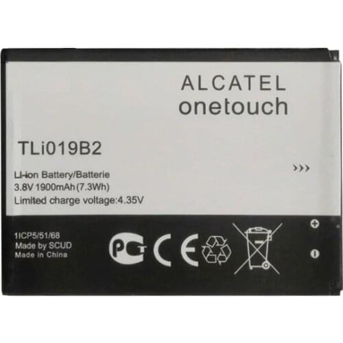 TLI019B1 TLi019B2 1900mAh Battery for ALCATEL one touch POP C7 OT-7041 7041D dual CAB1900003C2