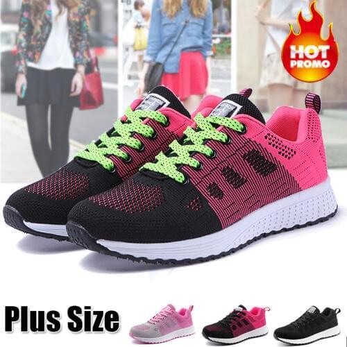 Women Casual Shoes Fashion Breathable Walking Mesh Flat Shoes Sneakers Women 2019 Gym Vulcanized Tenis Feminino