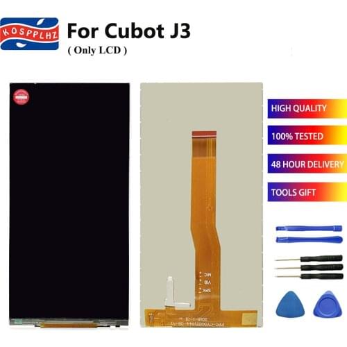 LCD Display For Cubot J3 LCD Display (no touch screen ) Digitizer Replacement 100% Perfect Repair Cubot J 3 Phone + Tools & Tape