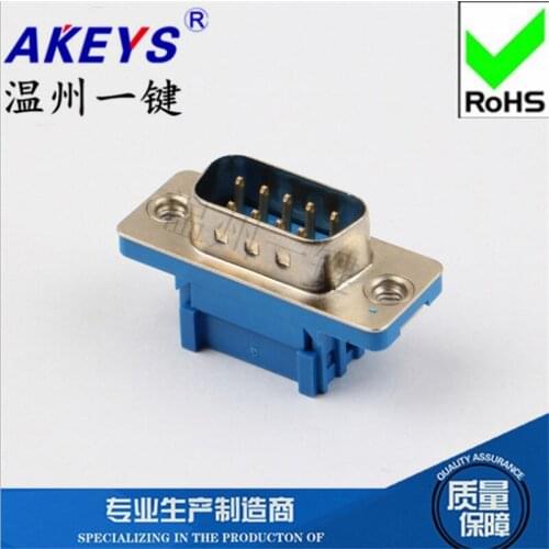 10 PCS Computer Interface DB9 Pressure Line Type Blue Core VGA Interface Male