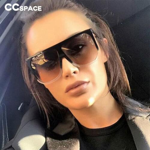 49171 Oversized Sunglasses Square Men Women Classical Fashion Shades UV400 Vintage Glasses