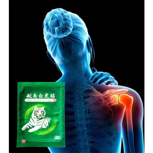 8Pcs Vietnam White Tiger Balm Pain Relief Plaster Joint Pain Arthritis Periarthritis of the shoulder Far IR Heating Patch Analge