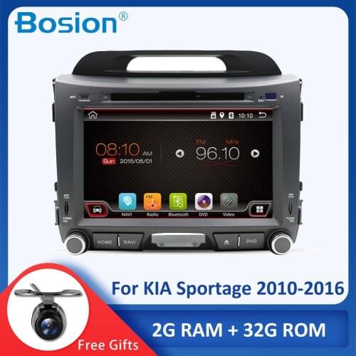 Bosion 2G+32G Android 10 Car Radio Multimedia Video Player Navigation GPS 2 din For KIA Sportage 3 2010 2011 2012-2016 with dvd