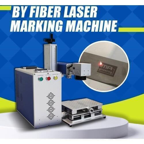 MOPA JPT M7 detachable Fiber laser marking engraving machine 100w 175*175mm BY-100GS Metal Aluminum Plastic marking machine