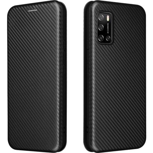 Carbon Fiber Skin Leather Case for Rakuten Big S Flip Wallet BOOK Shockproof Full Soft Cover For Rakuten Big S Protective Cases