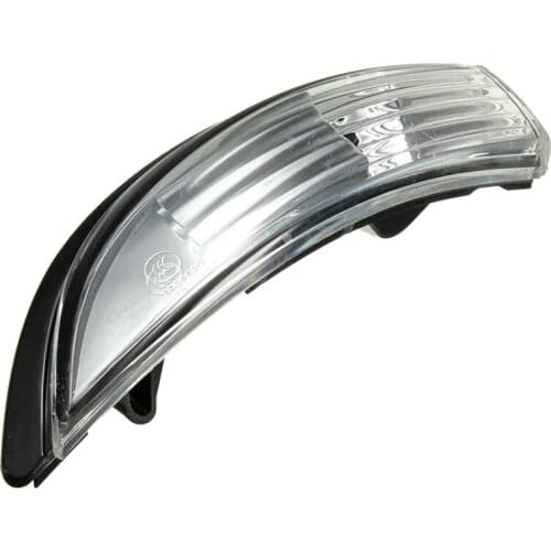 White Reversing Mirror Steering Lamp Rearview Mirror Steering Lamp Without Bulb Suitable For 2008-2016 Ford Fiesta Mk8