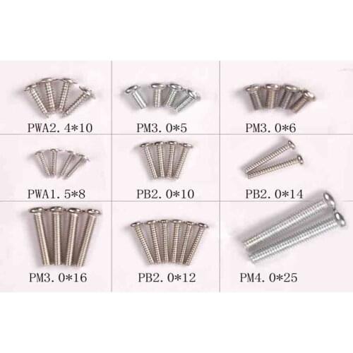 FMS 1400mm / 1.4m Cessna Sky Trainer 182 Screw Set MG304 RC Airplane Model Plane Spare Parts