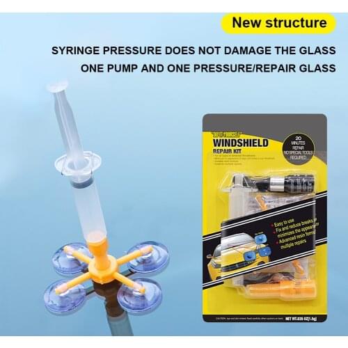 Car Windshield Repair Kit Resin Broken Glass Repair Kit Tool Car Window Repair Fluid Special Repair Fluid And Accessories