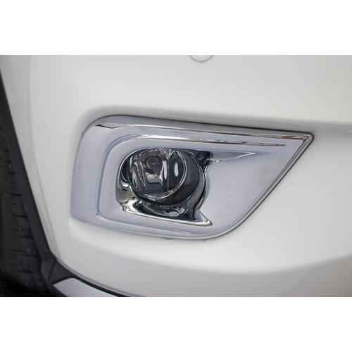 2PC ABS FOR Nissan Murano 2015-2017 front fog lamp frame cover decorate sticker
