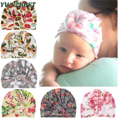 New Baby Donuts Wrap Head Cap Spring Summer Thin Style Baby Hat for Boys Girls Cloth Cap Outdoor Autumn Windproof Children Hat