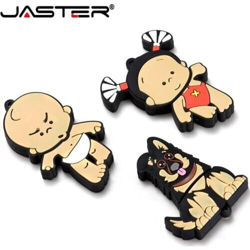 JASTER New cartoon little broken child, small Y USB flash drive флешки usb 4GB 16GB 32GB 64GB 128GB USB flash drive
