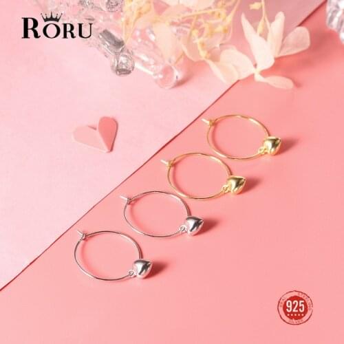 New Tiny S925 Sterling Silver Hoop Earrings For Women Girl Gold Cartilage Circle Earrings Jewelry Heart Cross Charm Earrings