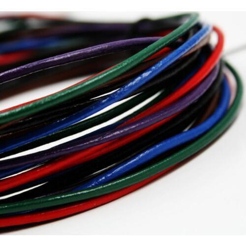 2mm 1m/pack Genuine Leather Cord Beading String Jewelry Findings For Jewelry Bracelet Necklace Making DIY